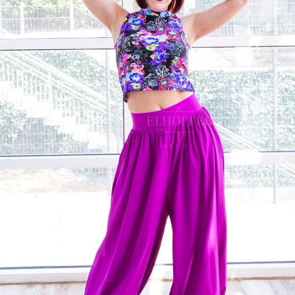 Elhoffer Essential Yasmin Harem Pants Jade Teal S NWT - Picture 5 of 5